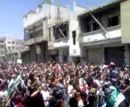 20110715سوريا حمص حي البياضة جمعة اسرى الحرية the Syrian Revolution aginst Alassad gangs Homs City