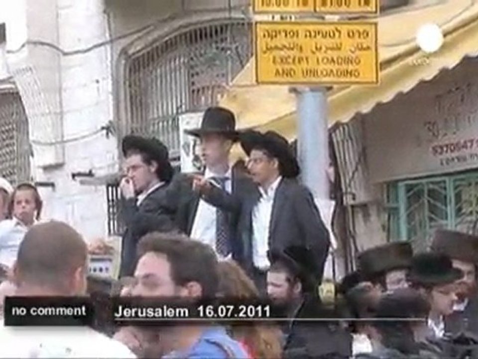 Affrontements entre policiers israéliens... - no comment