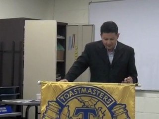 Coach Murphy Leading a Toastmasters Meeting