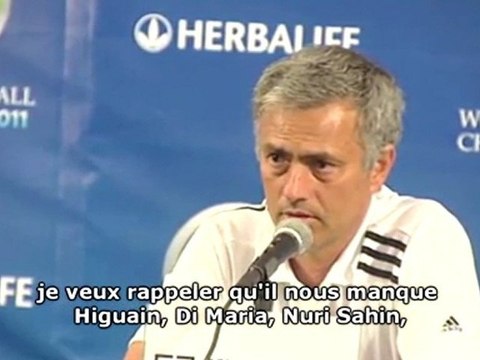 Mourinho après LA Galaxy - Real Madrid (1-4)