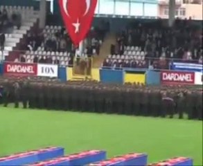 ÇANAKKALE 116.jandarma er eğitim alayı  yemin töreni part-1
