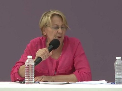 Introduction de Marylise Lebranchu lors des rencontres pour la Culture