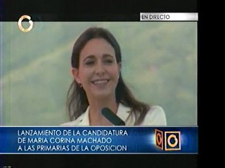 " Asumo el reto de ser la primera Presidenta mujer de Venezuela"