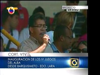 Inauguración de los IV Juegos del Alba