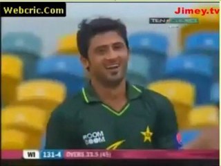 Junaid Khan wickets vs West Indies