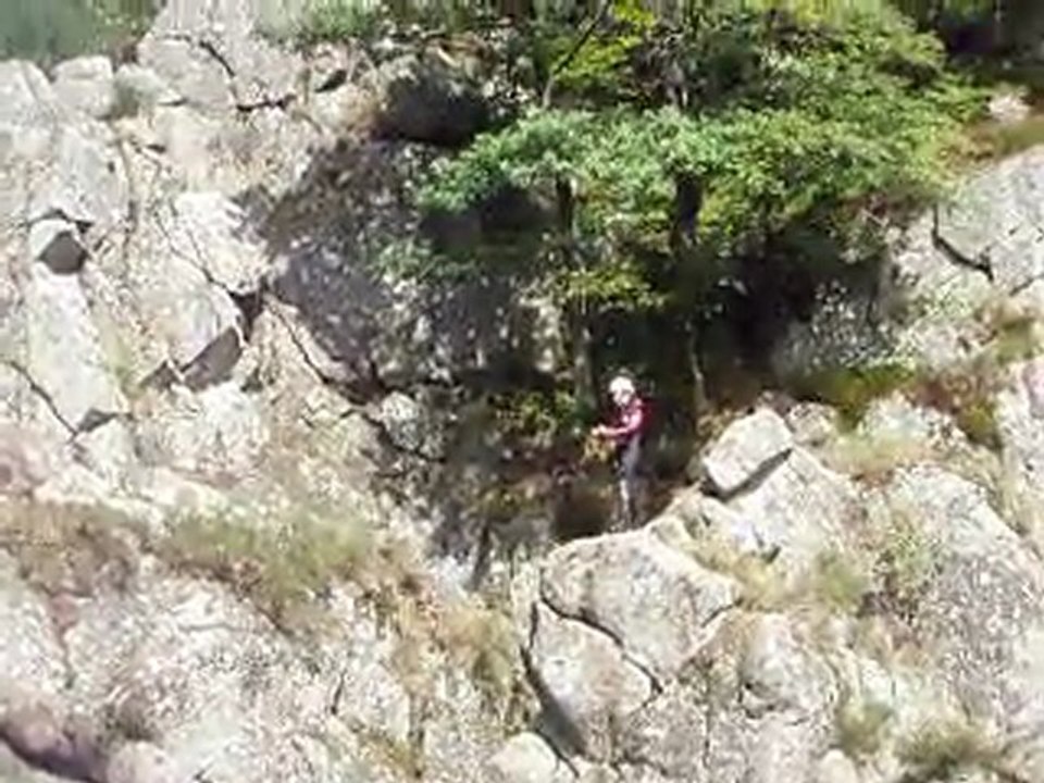 Canyoning Ardeche: Besorgues, saut de 6m