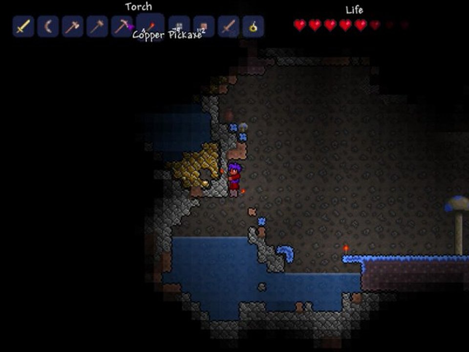 wt) Terraria 04 Decouverte corruption et exploration