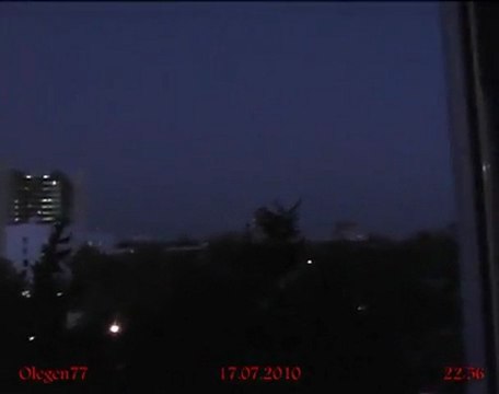 UFO over Russia July 2010 1056pm
