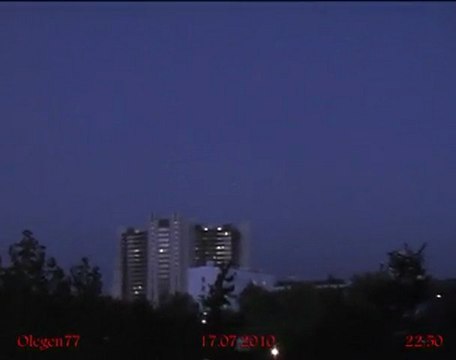UFO over Russia July 2010 1050pm