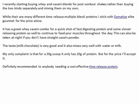 Dymatize Elite Gourmet Protein Reviews