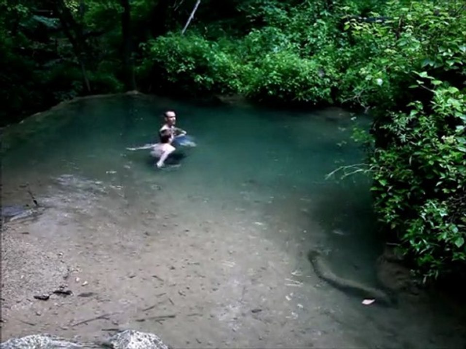 Swimming Natural Spring Waterfalls Blue Ridge Mtns