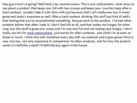 Dymatize Elite Whey Reviews