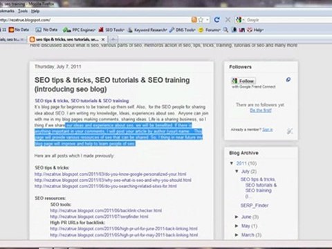 SEO tips & tricks, SEO tutorials & SEO training (introduction to seo blog Bangla videos)