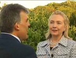 Cumhurbaşkanı Gül, ABD Dışişleri Bakanı Clinton’ı Kabul Etti