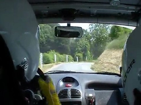 rallye du treport 2011 es1 camera embarquee 206 xs a6k fleury/batté