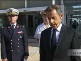 Déclaration de N. Sarkozy à l'hôpital d'Instruction des Armées de Percy