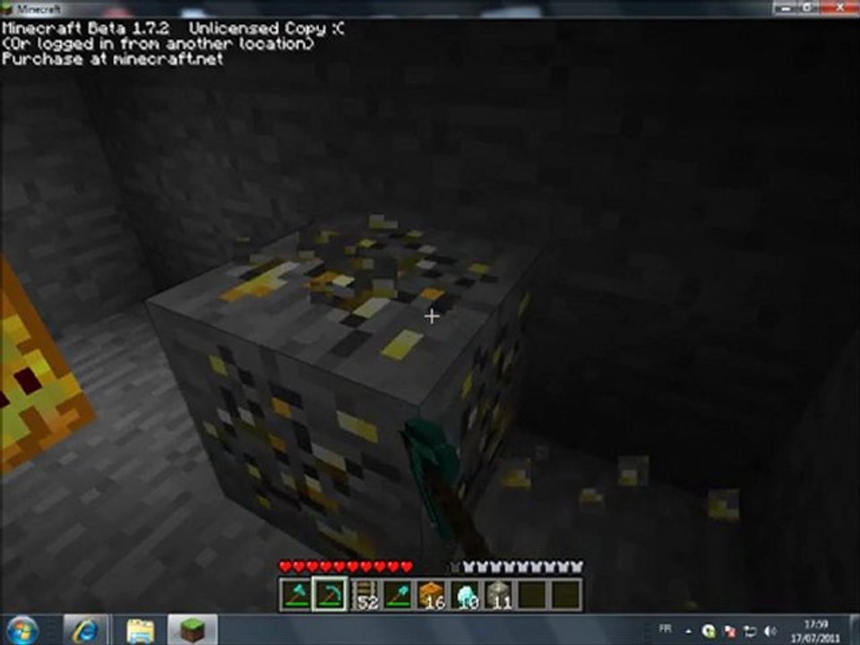 Minecraft a la recherche du Diams