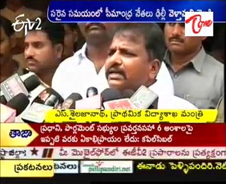 Seemandhra leaders to tour Delhi To Meet Sonia