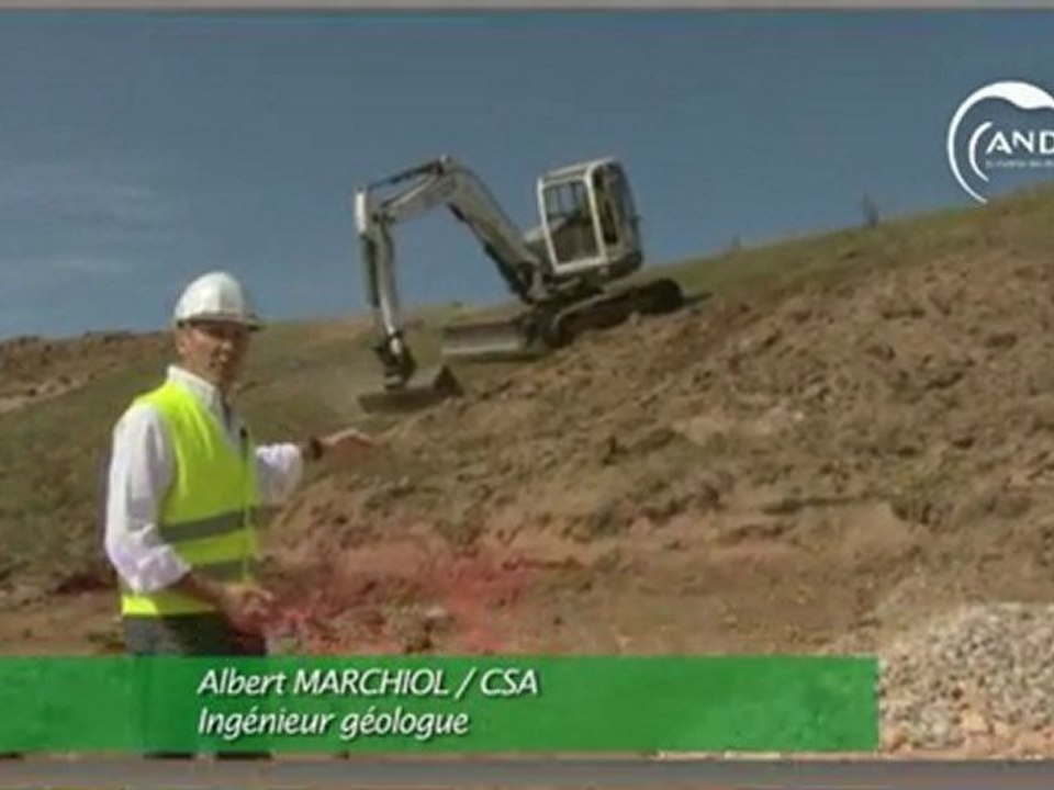 Travaux au Centre de stockage de la Manche en 2010