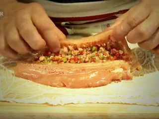 Filets de volaille St Sever en escabèche de cochon