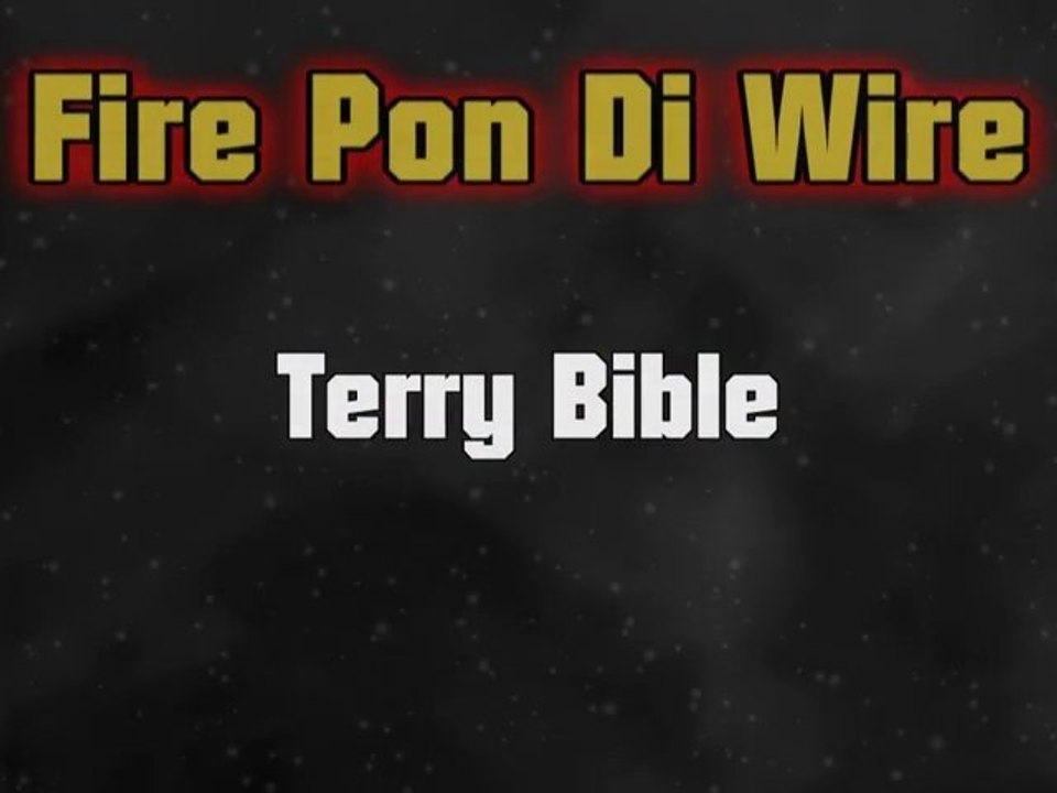 Fire On The Wire - Terry Bible