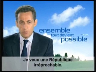 Rappel : promesses électorales de 2007
