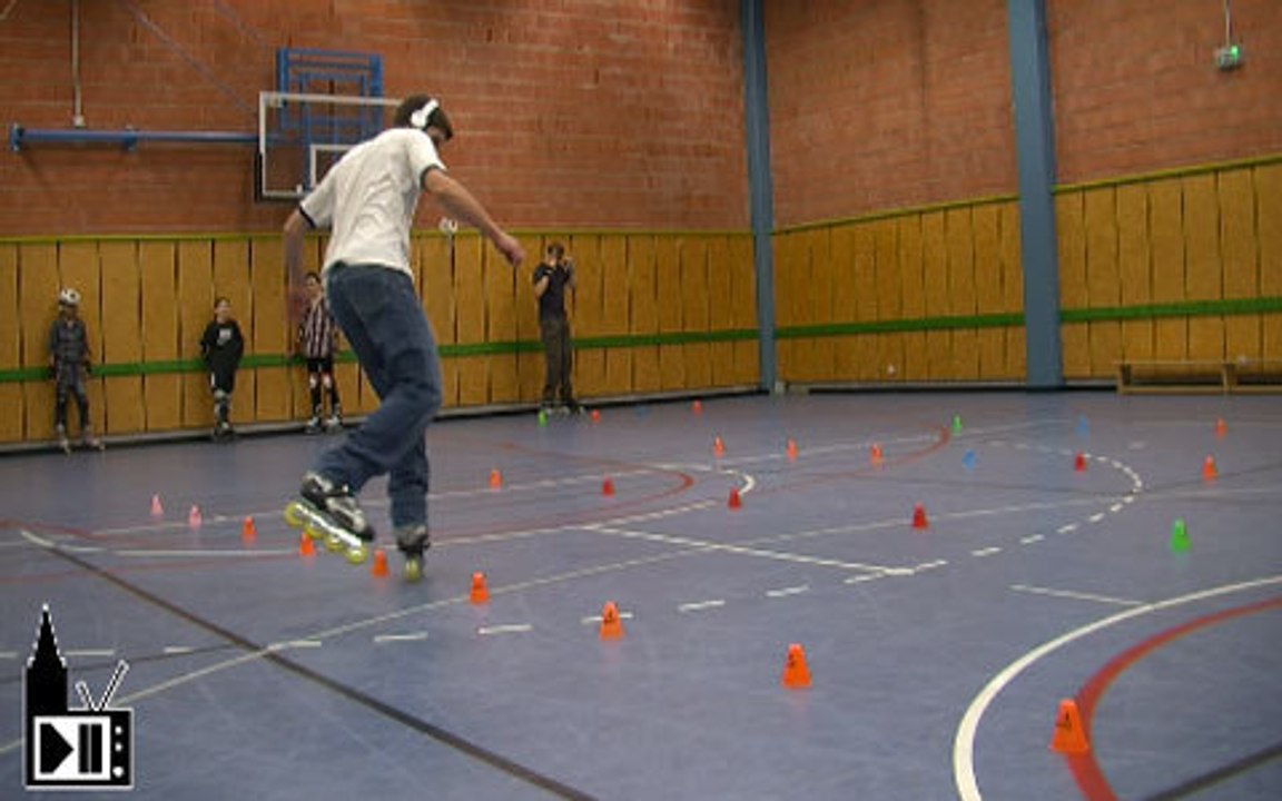 Roller slalom avec Strascross à Strasbourg