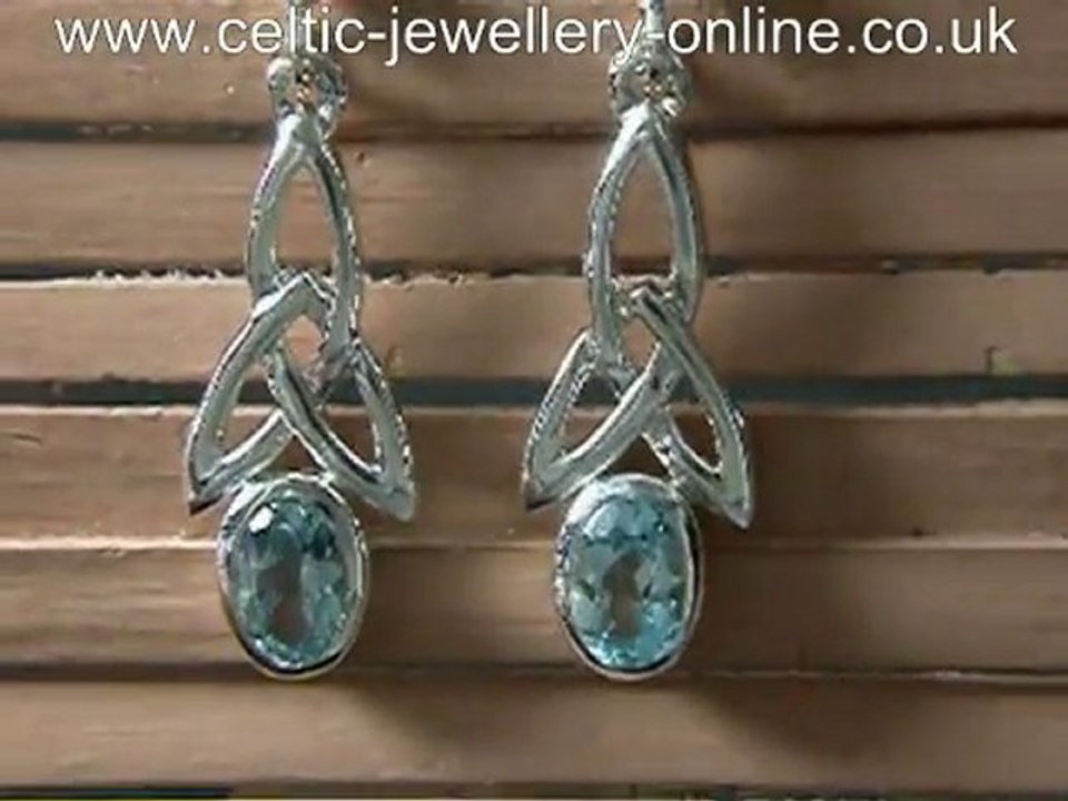 Celtic silver earrings DSG242