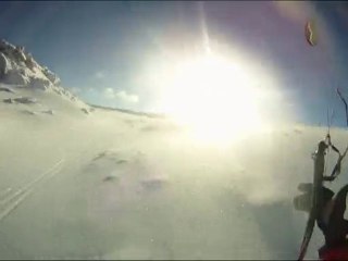 Snowkite font d'urle 11 11 2010