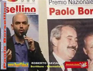 181 - Roberto Saviano - Premio Borsellino 2010