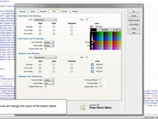 Create a quick menu in Dreamweaver without coding