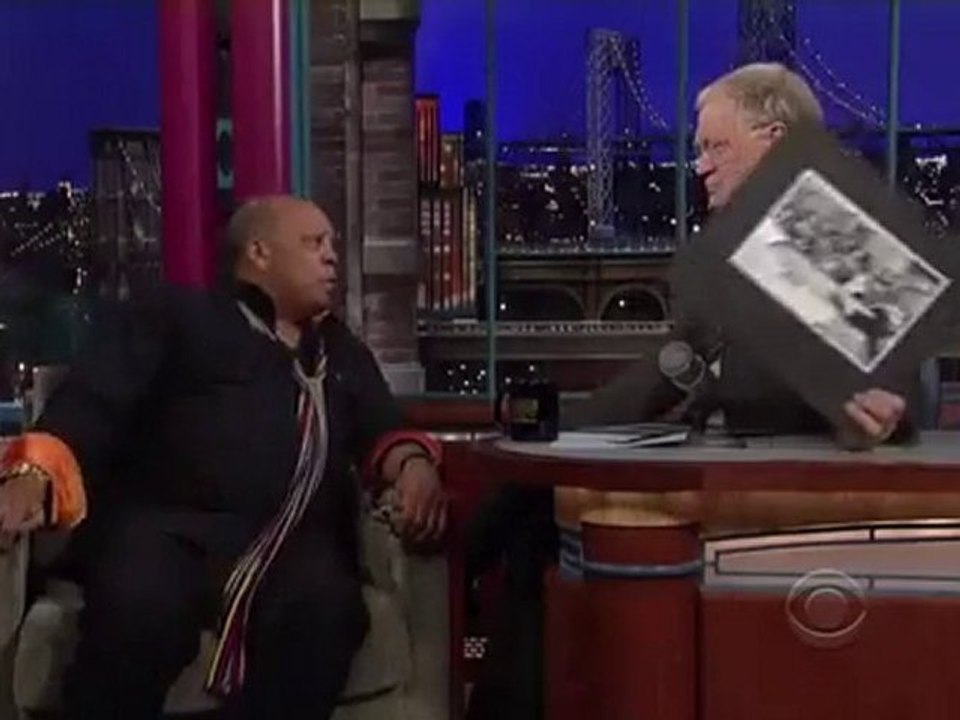 Quincy Jones étaient chez David Letterman ...