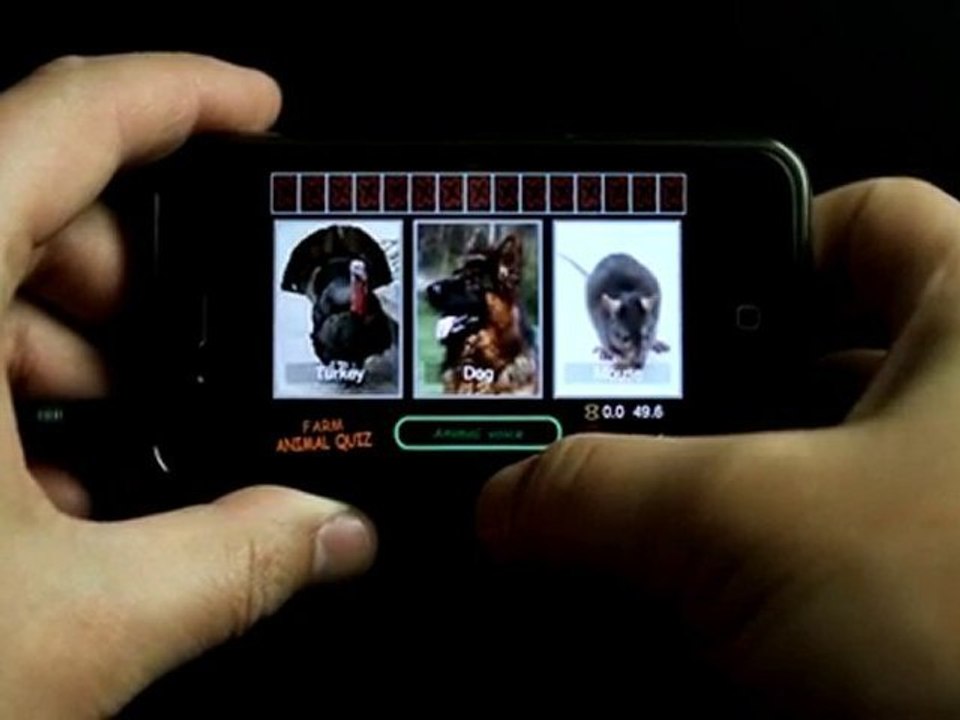 Farm Animal Quiz iPhone App Demo