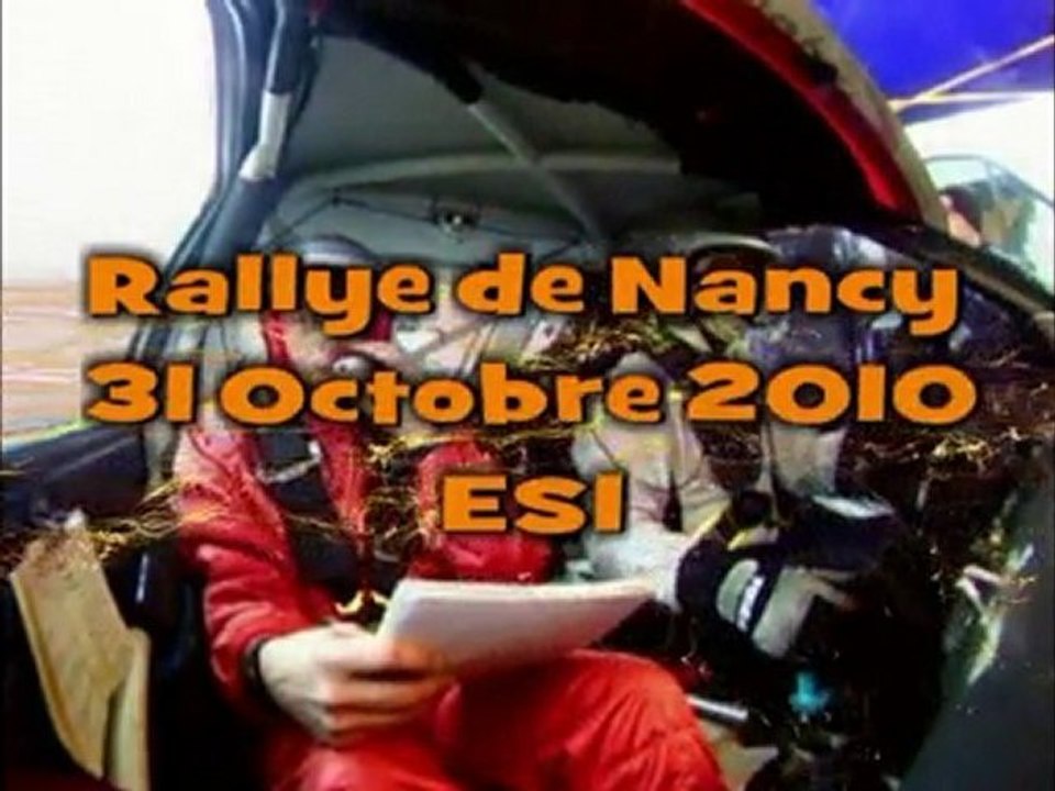 Rallye de Nancy 2010 ES1-Gilles Antoine - Michael Mauvais-