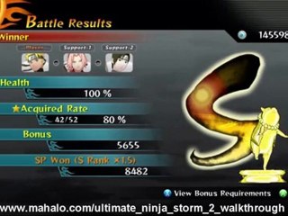 Naruto Shippuuden Ultimate Ninja Storm 2 Walkthrough - ...