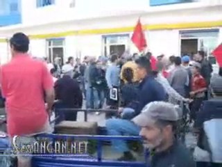 إنطلاق الكسيرة الاحتجاجية من أمام سوق أولاد ميمون