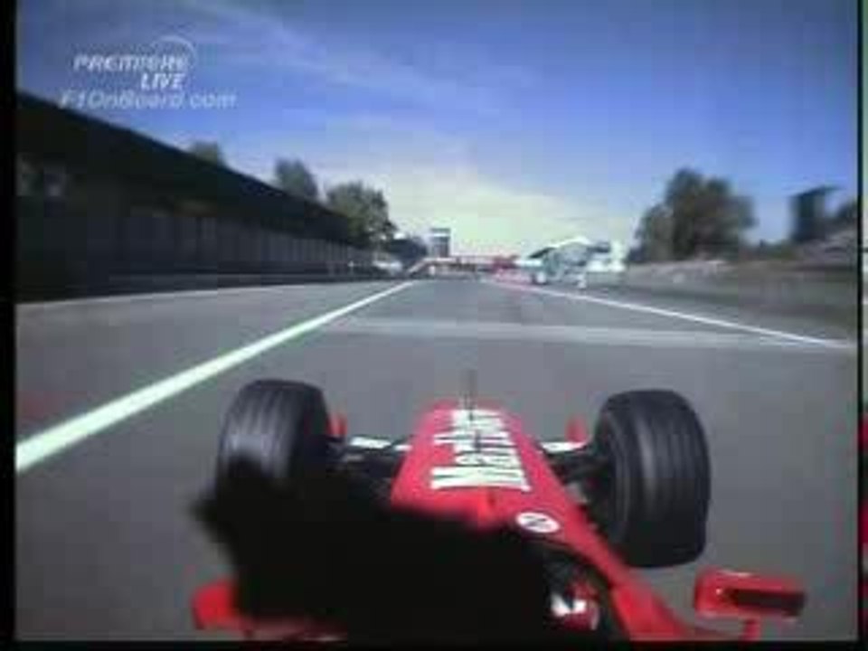 1 camera embarquée Schumacher Monza