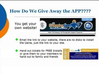 MyShoppinggenie Tool For Fundraising & Business