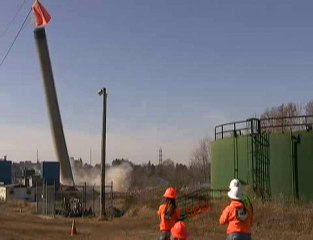 démolition raté d'une tour