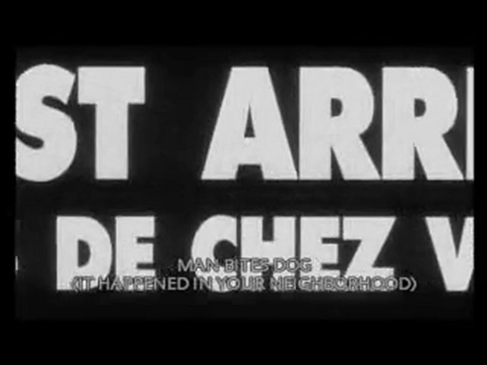 Bande annonce du film C'est Arrivé près de Chez Vous