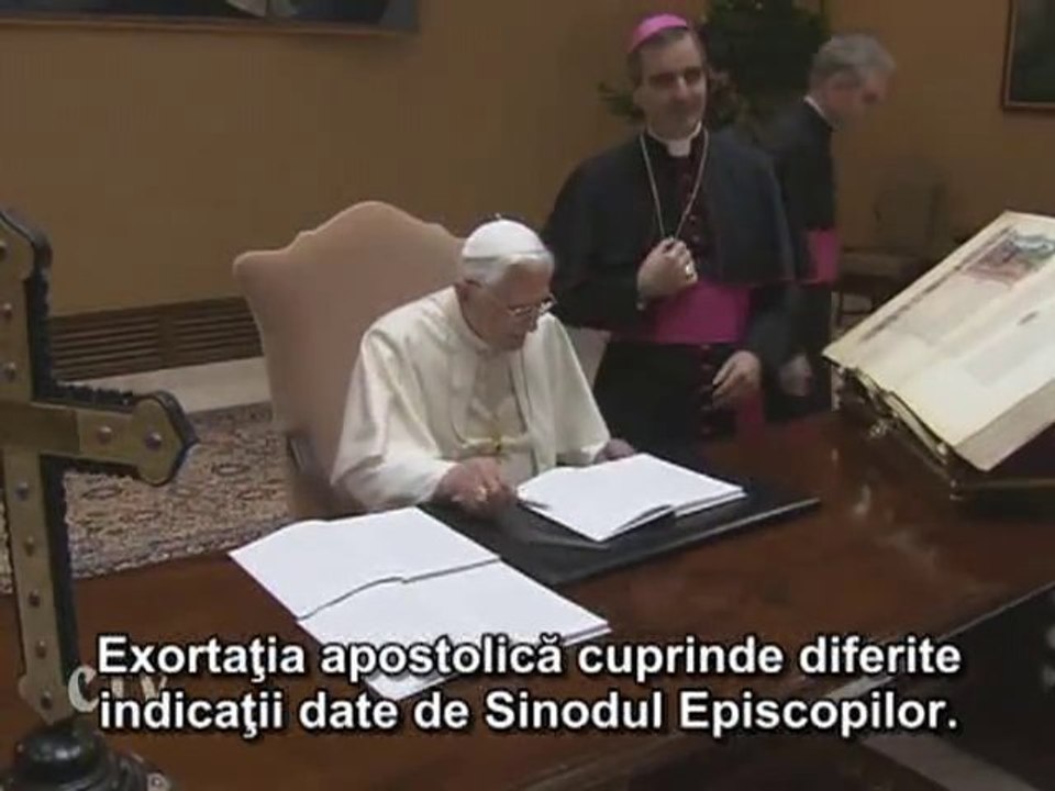 Papa a publicat Exortaţia apostolică „Verbum Domini”