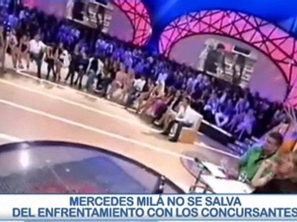 Historia de Gran Hermano / Broncas de Mercedes Milá en plató