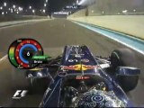 SEBASTIAN VETTEL ON BOARD LAP ABU DHABI F1 2010