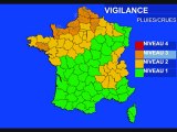 Météo 14 novembre 2010: Vigilance pluies et crues