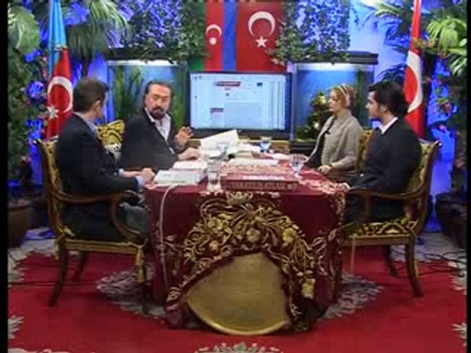 Adnan Oktar röportajından gosteris