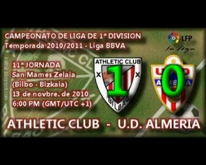 Jor.11: Athletic 1 - U.D. Almeria 0 (13/11/10)