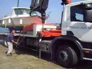 premiére mise à l'eau de l'ARVOR