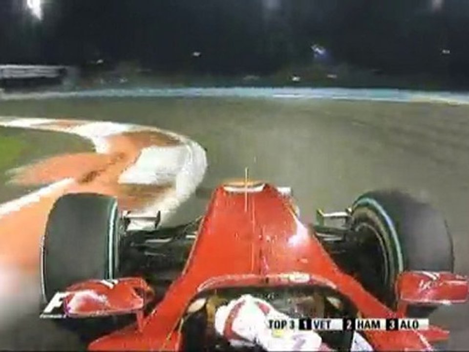 alonso on board Q3 abu dhabi f1 2010