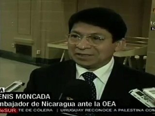 Representante de Nicaragua rechaza resolución de la OEA