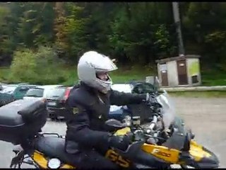Départ des motards
